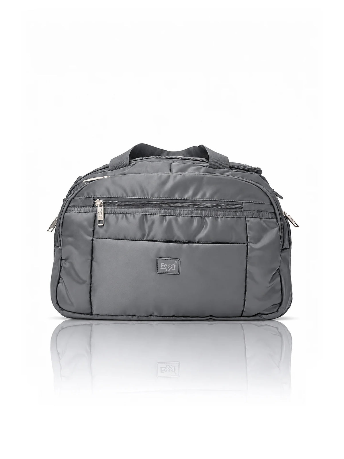 Feegi Multi-Pocket Travel Business Bag – Grey