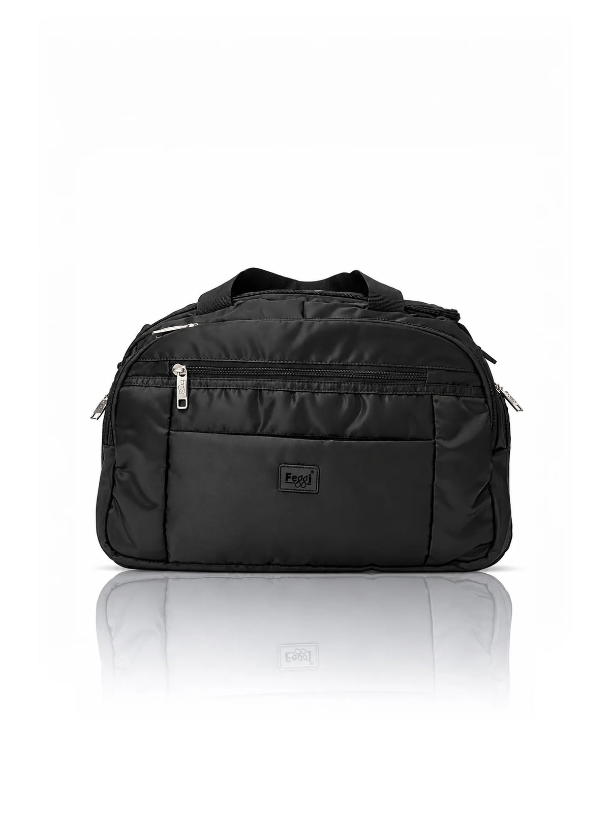 Feegi Multi-Pocket Travel Business Bag – Black
