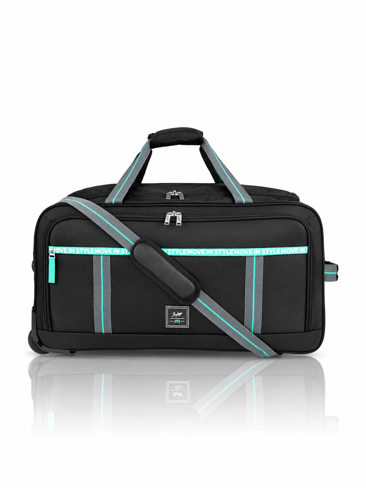 Karry House Skybags Strolley Duffel Bag – Black 73L