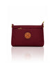 Ladies Nylon Sling Shoulder Bag - Burgundy