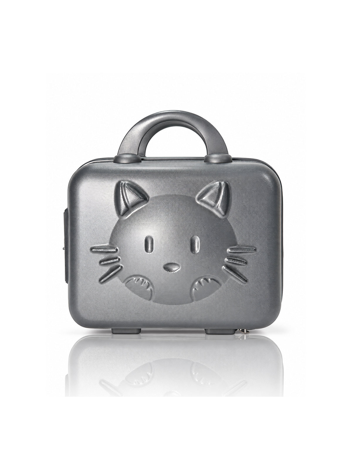 Karry House Kids Hard Shell Vanity Travel Bag – Grey Cat
