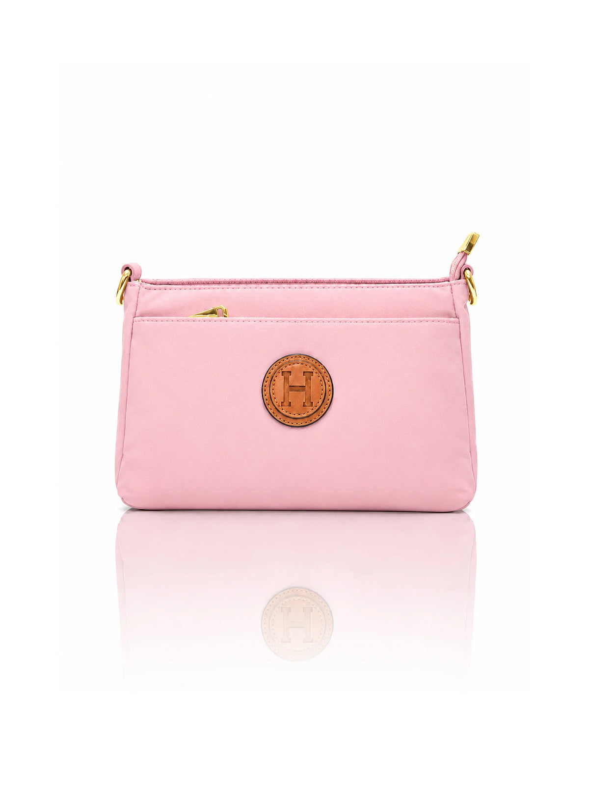 Ladies Nylon Sling Shoulder Bag - Pink