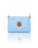 Ladies Nylon Sling Shoulder Bag - Light Blue