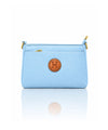 Ladies Nylon Sling Shoulder Bag - Light Blue