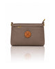 Ladies Nylon Sling Shoulder Bag - Taupe
