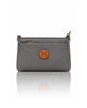 Ladies Nylon Sling Shoulder Bag - Dark Grey