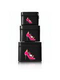 Premium 3-Piece Vanity Case Set – Black Makeup Organizer