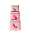 Premium 3-Piece Vanity Case Set – Pink Makeup Organizer