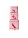 Premium 3-Piece Vanity Case Set – Pink Makeup Organizer