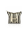 Striped Canvas Tote Bag for Women - Black Strip
