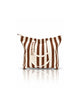 Striped Canvas Tote Bag for Women - Brown Strip