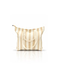 Striped Canvas Tote Bag for Women - Cream Strip