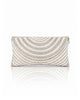 Beaded White Pearl Clutch Bag - Ethnic Handbag