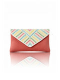 Pearl Embellished Envelope Clutch Bag - Ethnic Handbag