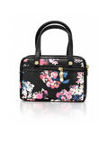 Floral Printed Women’s Hand Purse - Black