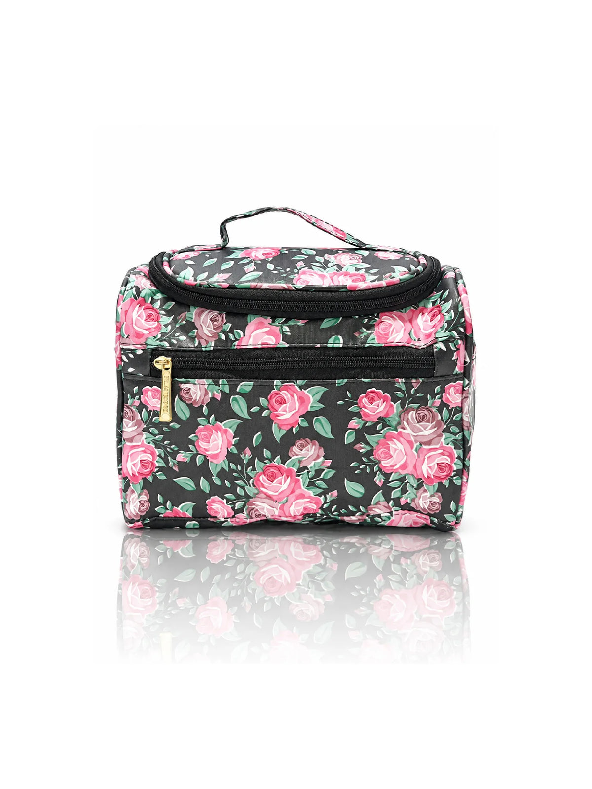 Floral Makeup Vanity Bag - Cosmetic Organizer