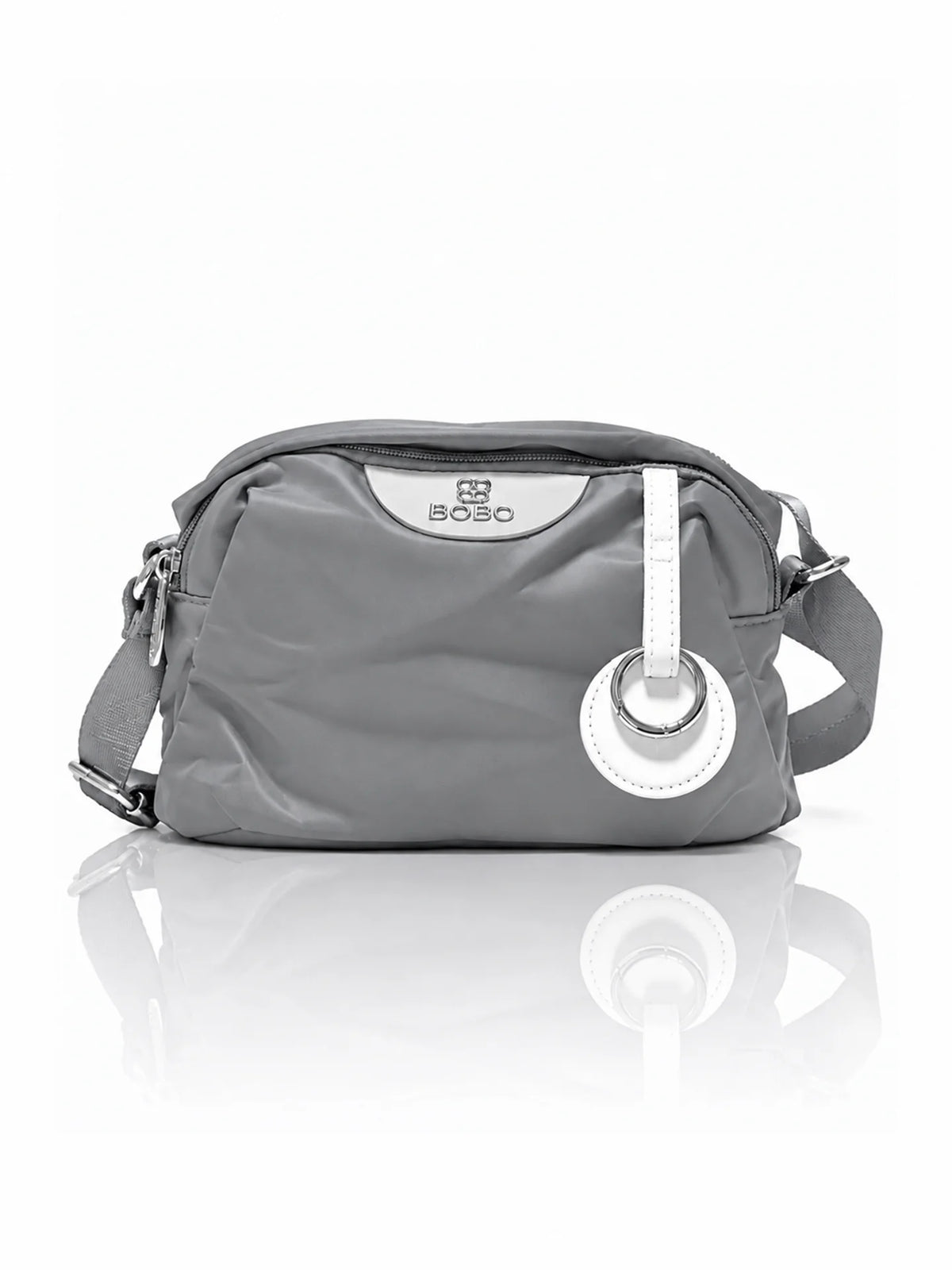 BOBO Grey Nylon Sling Bag - Daily Handbag