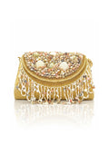 Seashell & Pearl Embellished Clutch Bag – Ethnic Sling