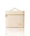 Karry House Premium Textured Multi-Layer Vanity Case – Big (Cream)
