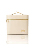 Karry House Premium Textured Multi-Layer Vanity Case – Big (Cream)