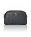 Premium Textured Crossbody Sling Bag – Black