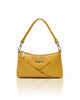 Women’s PU Leather Crossbody Shoulder Bag - Mustard