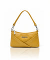 Women’s PU Leather Crossbody Shoulder Bag - Mustard