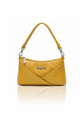 Women’s PU Leather Crossbody Shoulder Bag - Mustard