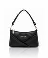 Women’s PU Leather Crossbody Shoulder Bag - Black