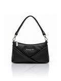 Women’s PU Leather Crossbody Shoulder Bag - Black