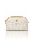 Premium Textured Crossbody Sling Bag – Off White