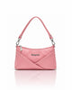 Women’s PU Leather Crossbody Shoulder Bag - Pink