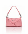 Women’s PU Leather Crossbody Shoulder Bag - Pink