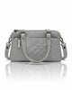 Quilted Sling Bag with Adjustable Strap - Grey Shade