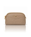 Premium Textured Crossbody Sling Bag – Beige