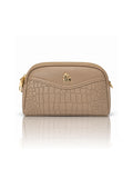 Premium Textured Crossbody Sling Bag – Beige