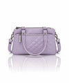 Quilted Sling Bag with Adjustable Strap - Lavender Shade