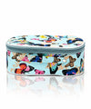 Butterfly Print Cosmetic Pouch – Blue Makeup Bag