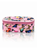 Butterfly Print Cosmetic Pouch – Pink Makeup Bag