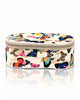 Butterfly Print Cosmetic Pouch – Cream Makeup Bag