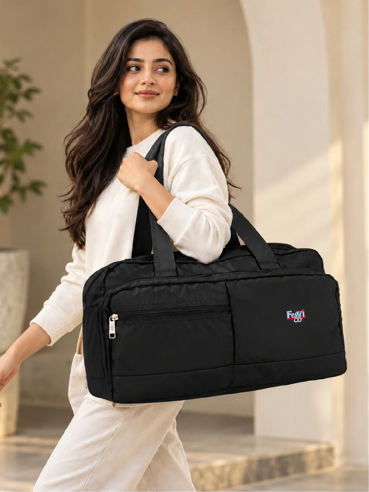 Karry House Carry Duffel Bag – Black 42L Travel Duffel