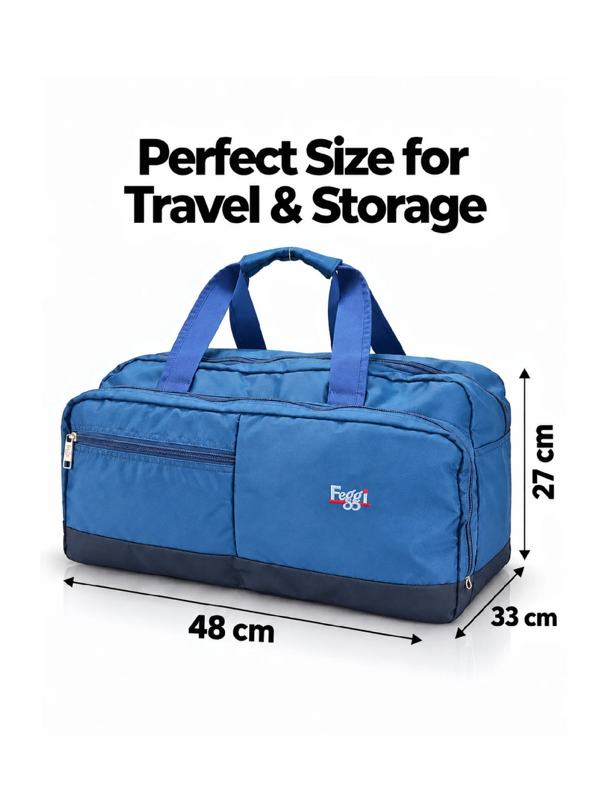 Karry House Carry Duffel Bag – Blue 42L Travel Duffel