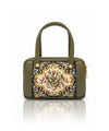 Karry House Floral Ladies Hand Purse – Olive Green